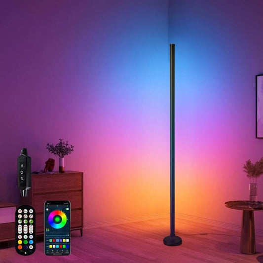 RGB Corner Floor Lamp (TikTok Style)