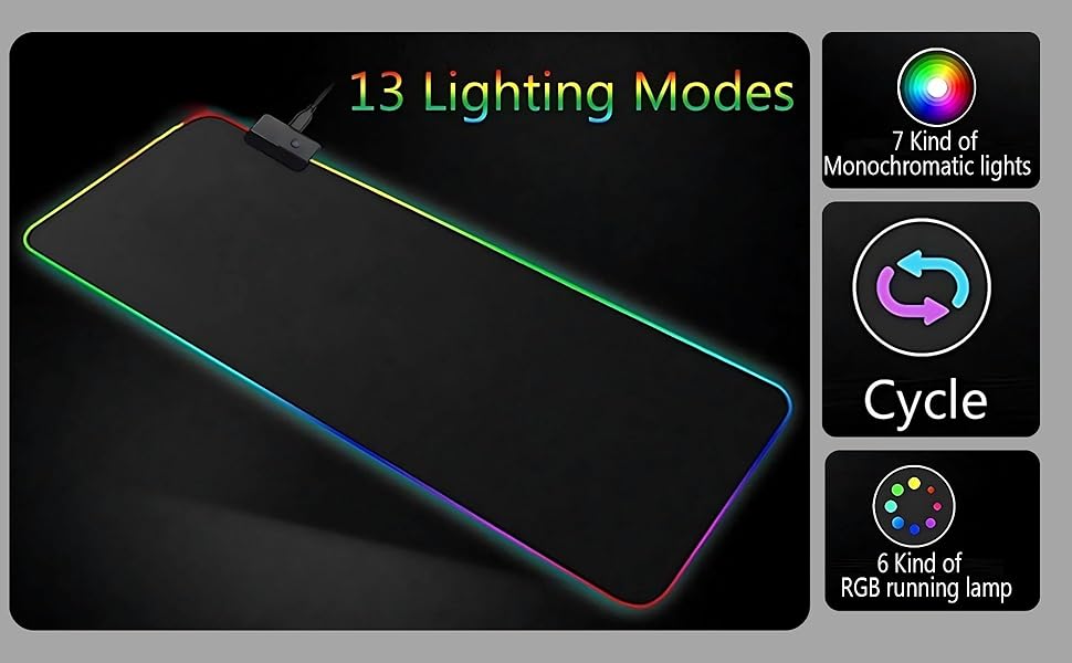 RGB Gaming Mouse Pad (Extended XXL)