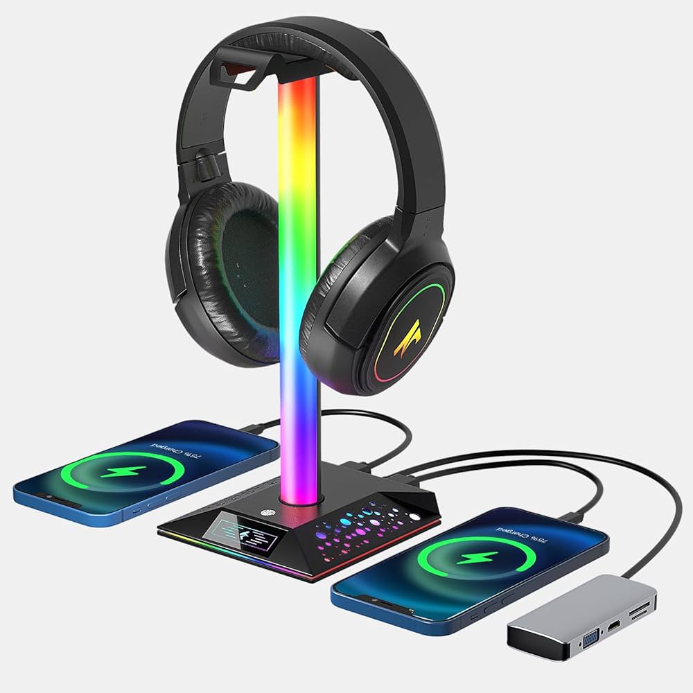 RGB Gaming Headset Stand